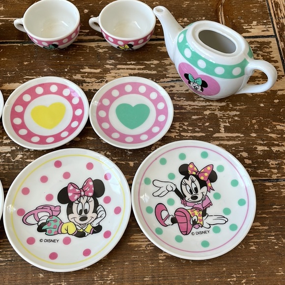 Disney Minnie Mouse Vintage Tea Set - Picture 2 of 6
